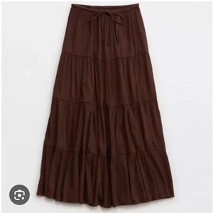 Aerie Tiered Maxi Skirt